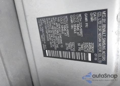 2016 Nissan Rogue Sv from USA, damaged, VIN KNMAT2MT3GP729106